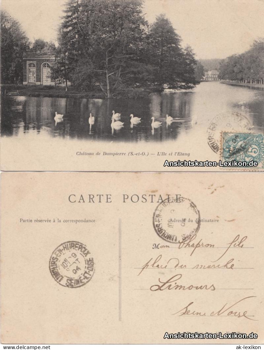 Dampierre-en-Yvelines Schloss Dampierre (L'lle et l'Etang) 1904