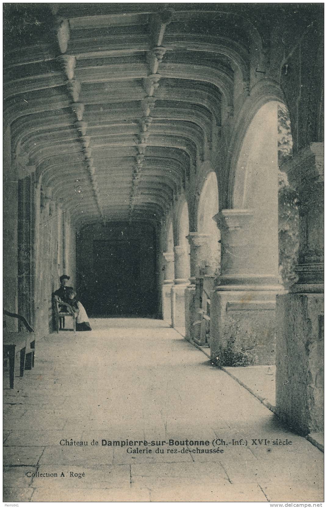 DAMPIERRE-SUR-BOUTONNE - Galerie du Rez-de-chaussée du Château