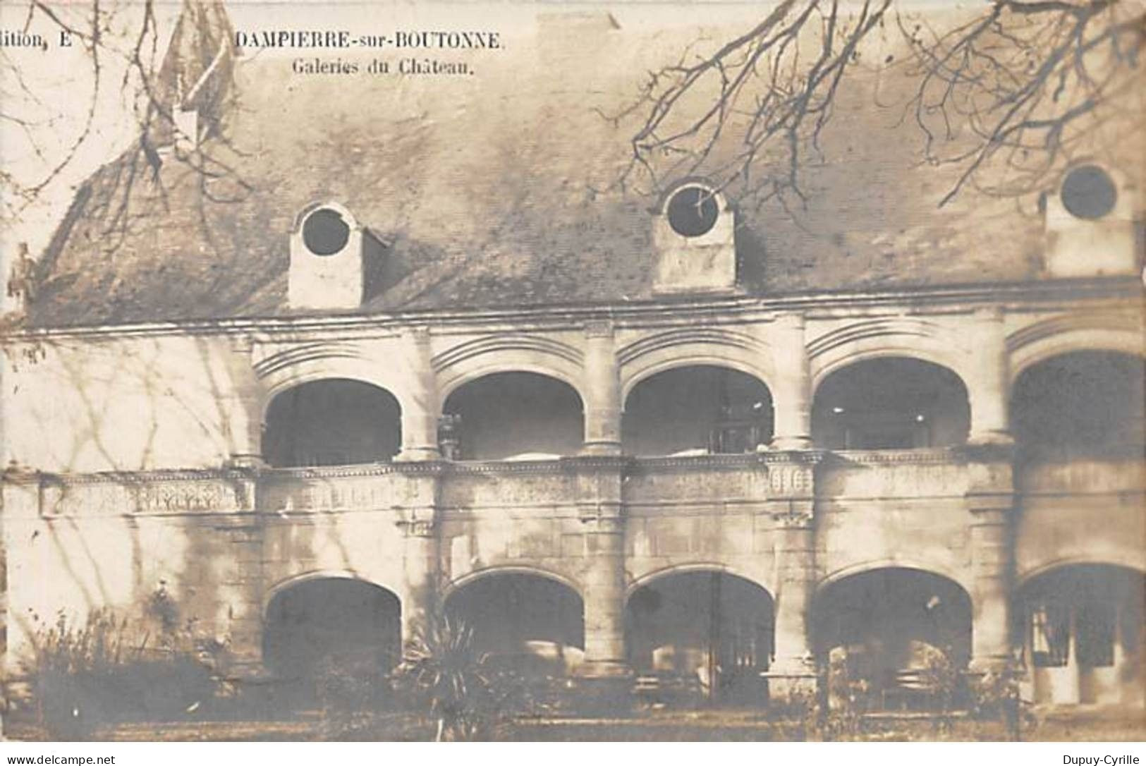 DAMPIERRE SUR BOUTONNE - Galeries du Château - très bon état