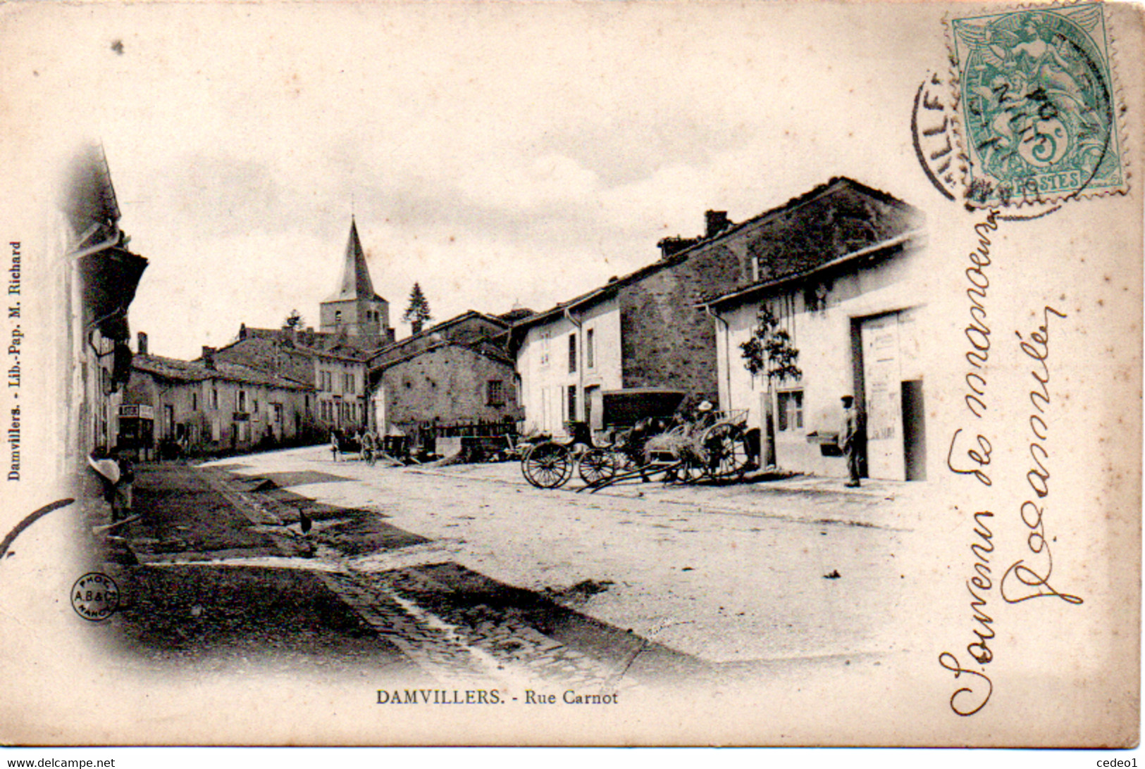 DAMVILLERS  RUE CARNOT