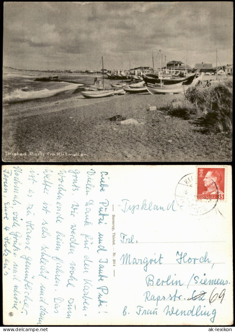 .Dänemark - Dänemark (allgemein) Thisted Parti fra Klitmøller 1960