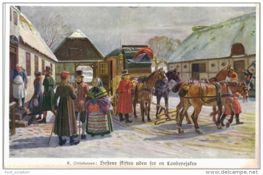 Danemark - Hestene stistes uden dor en Landevejstro  - R Christiansen