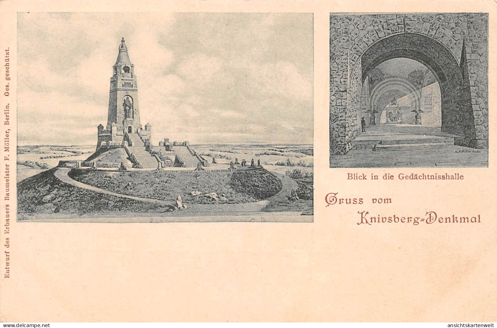 Dänemark Knivsberg-Denkmal 2 Ansichten ngl #182.447