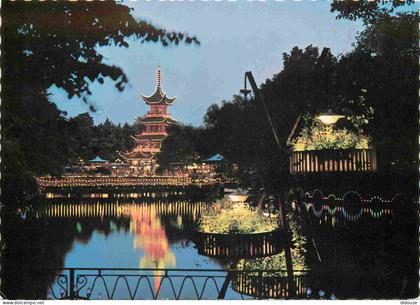 Carte Postale - Danemark - København - Tivoli ved nat - tivoli by night tivoli bei nacht - Region Hovedstaden - CPM - Vo