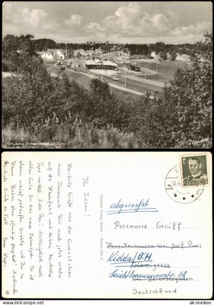 .Dänemark - Dänemark Krusaa Grænsestation Grenze Grenzstation 1960