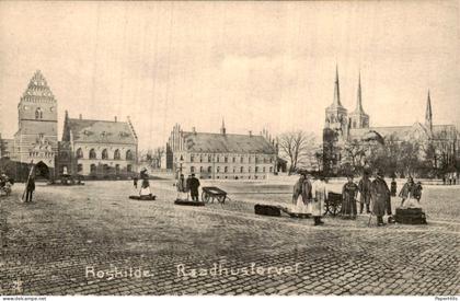 Denemarken Denmark - Roskilde - Rådhusplads
