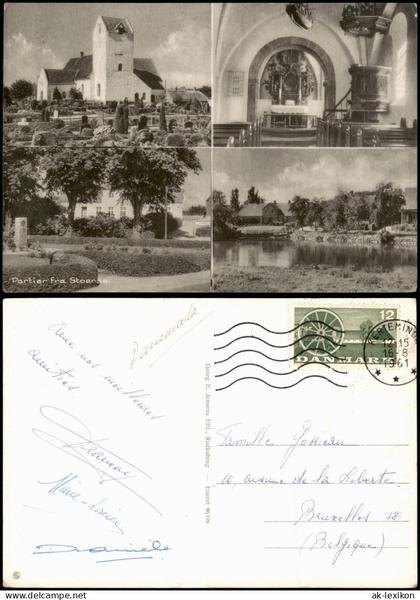 Postcard .Dänemark - Dänemark (allgemein) Partier fra Stoense 1961