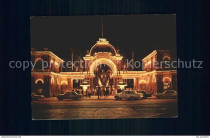 Kobenhavn Indgangen til Tivoli ved nat Tivoli Vergnuegungspark
