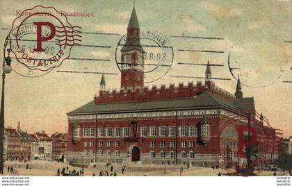 Kobenhavn, Raadhuset.  // Dinamarca. Denmark