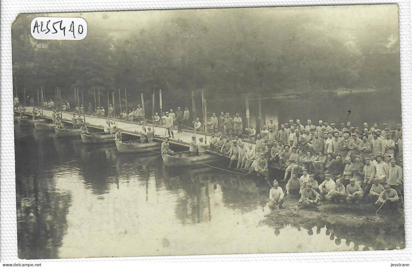 DANJOUTIN- CARTE-PHOTO- MANOEUVRES DU GENIE- PHOTO LAFETTE A DANJOUTIN