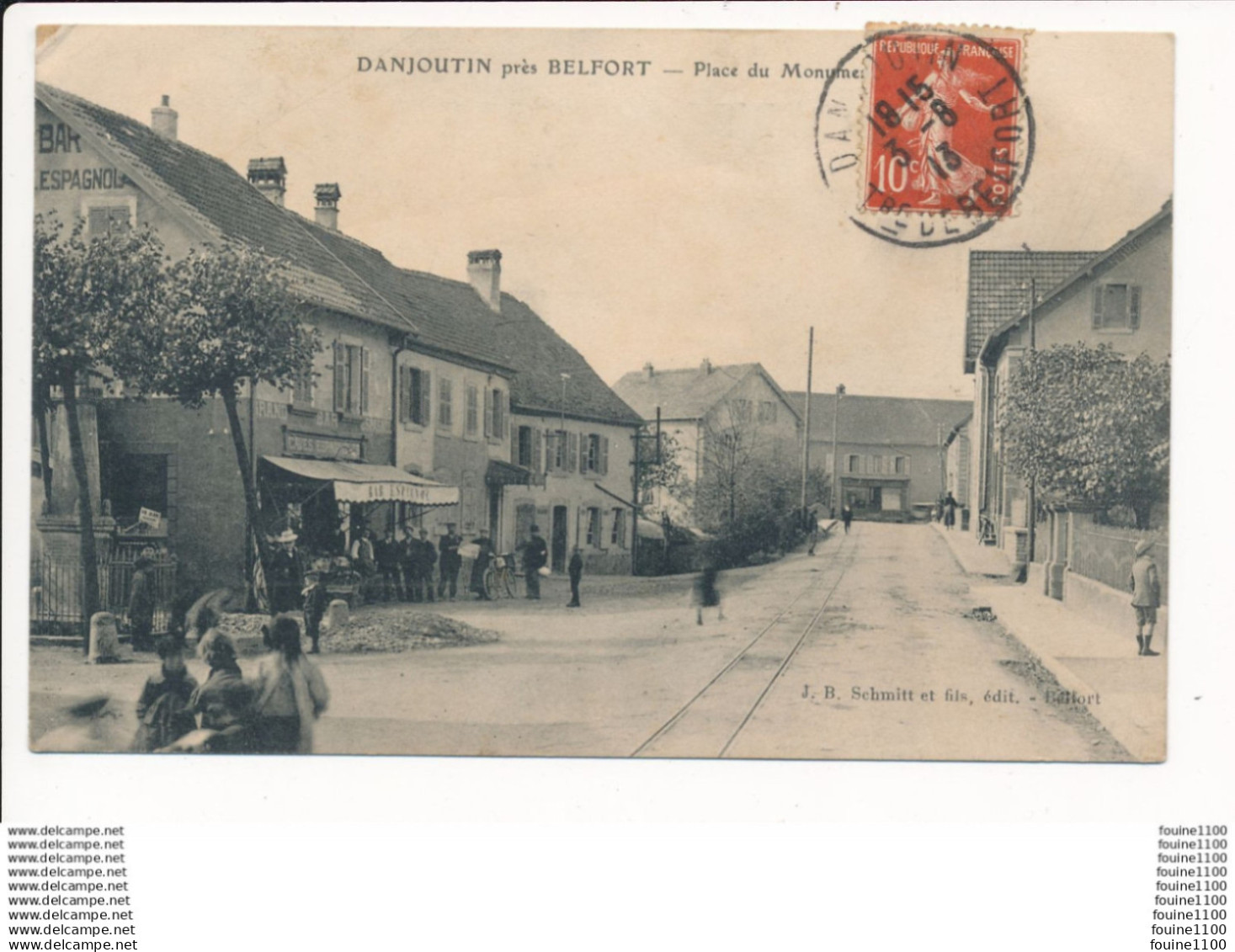 DANJOUTIN près BELFORT ( café bar Espagnol ? ou Espagnac ?  )