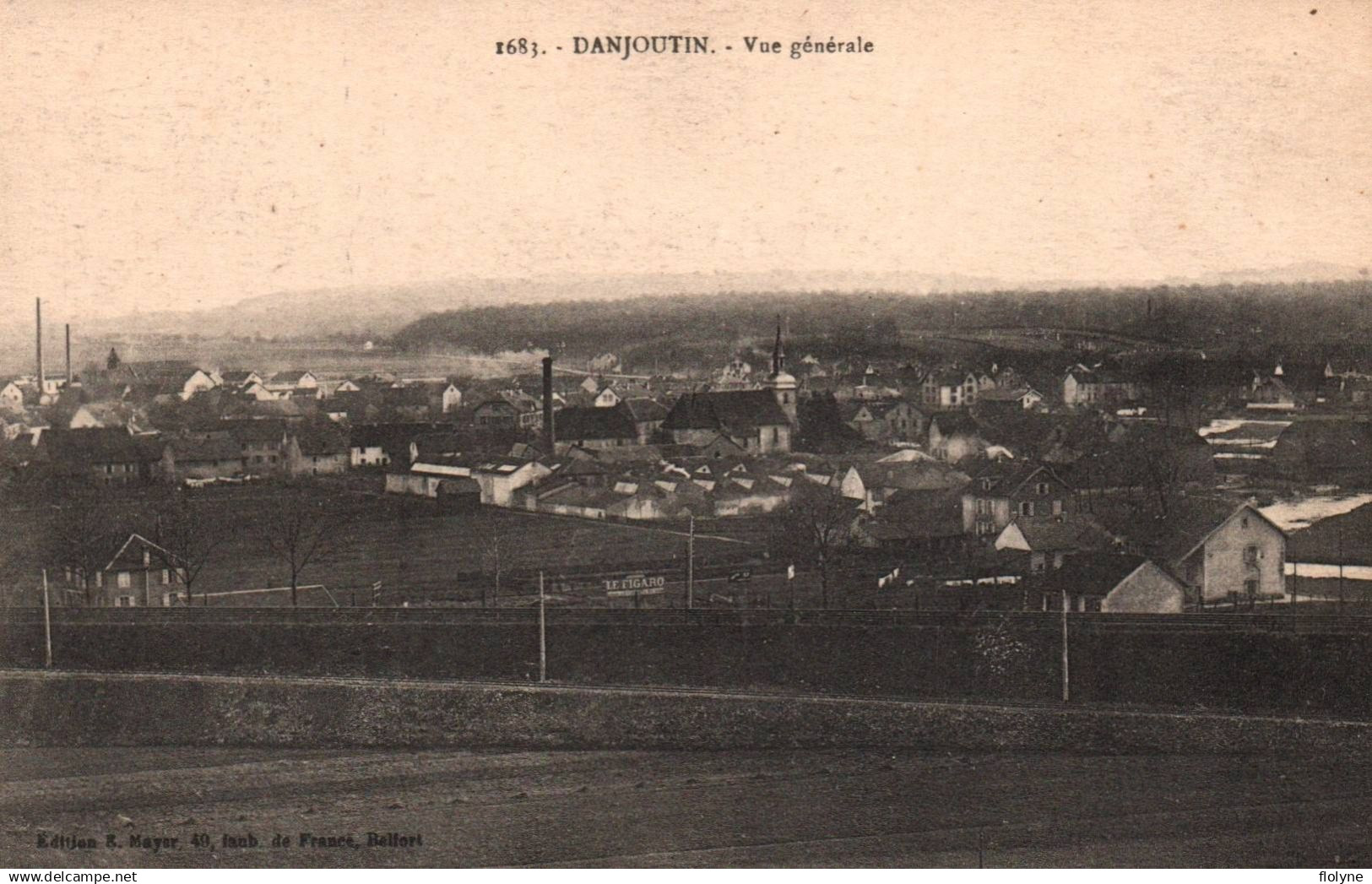 danjoutin - vue générale et les usines