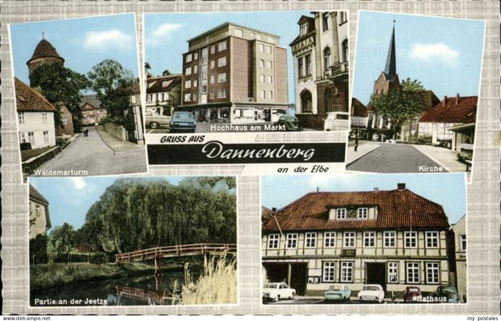 Dannenberg Elbe Waldemarturm Hochhaus Markt Kirche Jeetze Rathaus