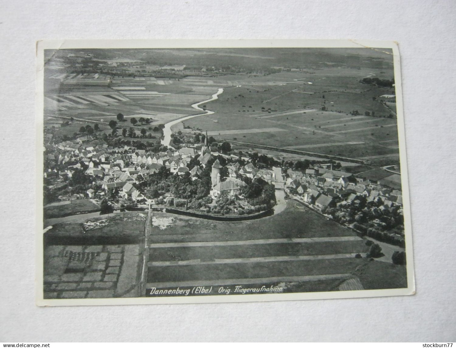 Dannenberg , Luftbild , schöne Karte um 1936