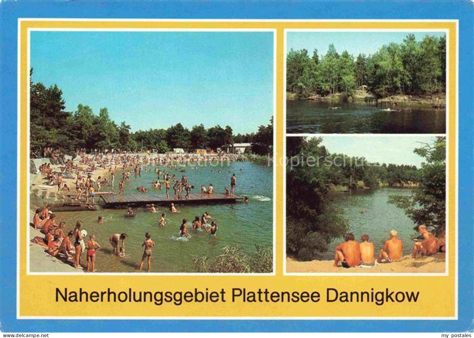 Dannigkow Gommern Sachsen-Anhalt Naherholungsgebiet Plattensee Kleiner See Insel