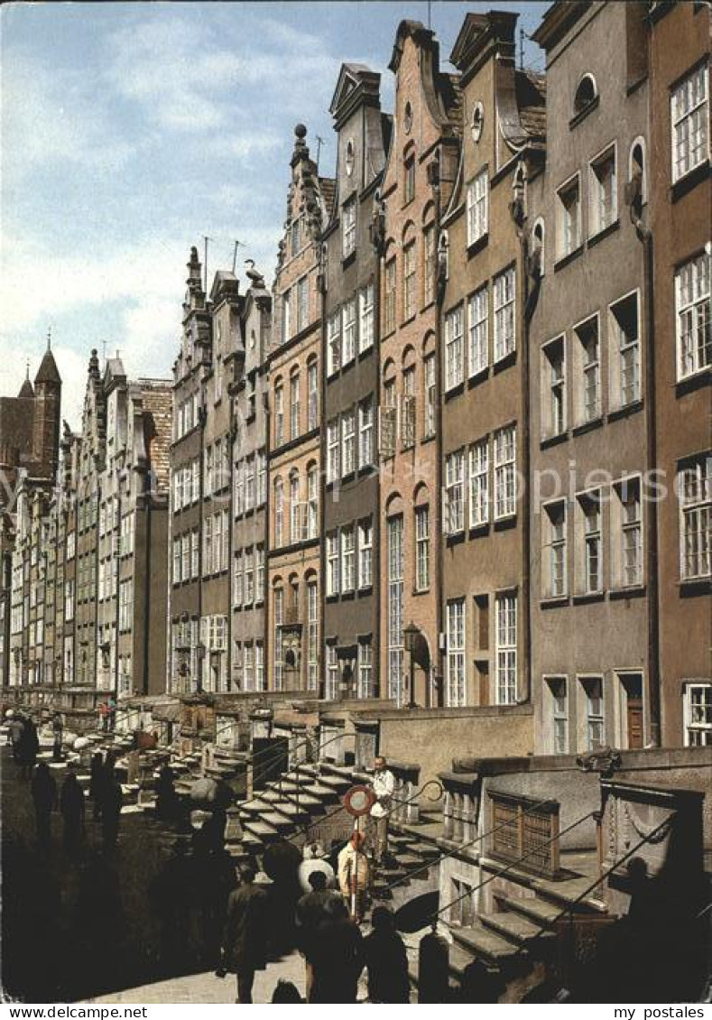 Danzig Westpreussen Haeuserfront