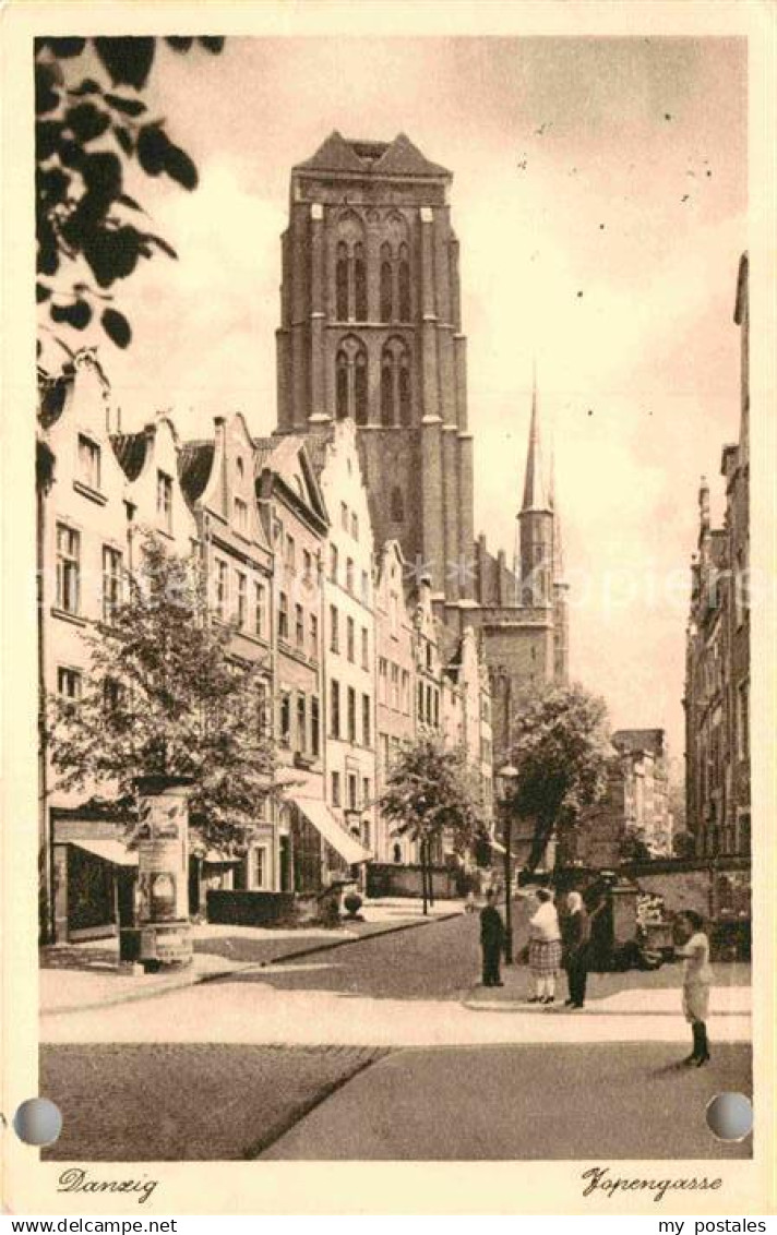 Danzig Westpreussen Jopengasse