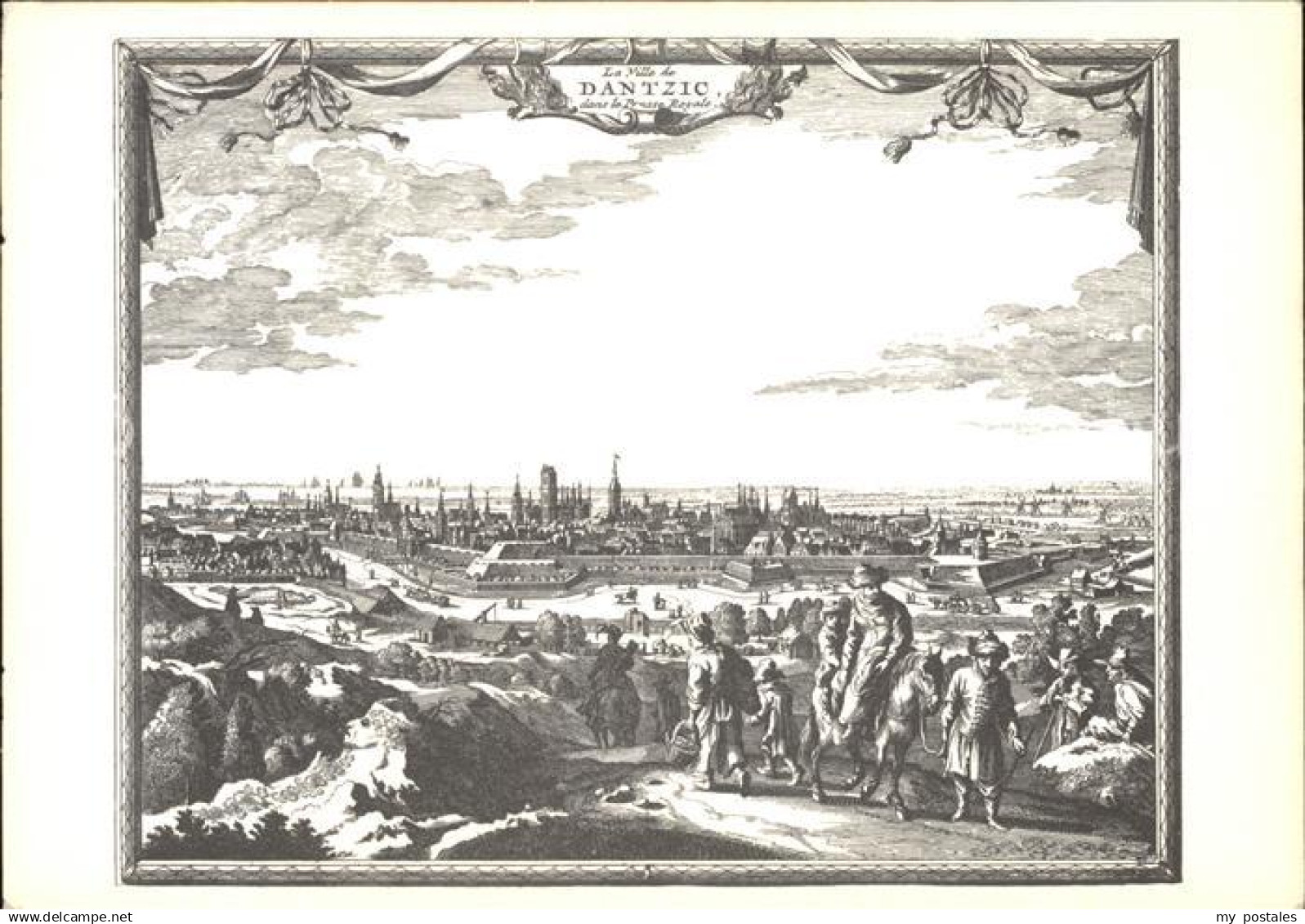 Danzig Westpreussen Kupferstich