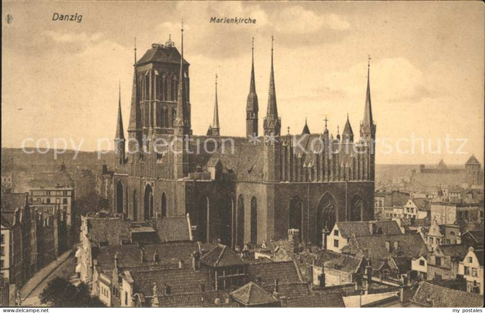 Danzig Westpreussen Marienkirche