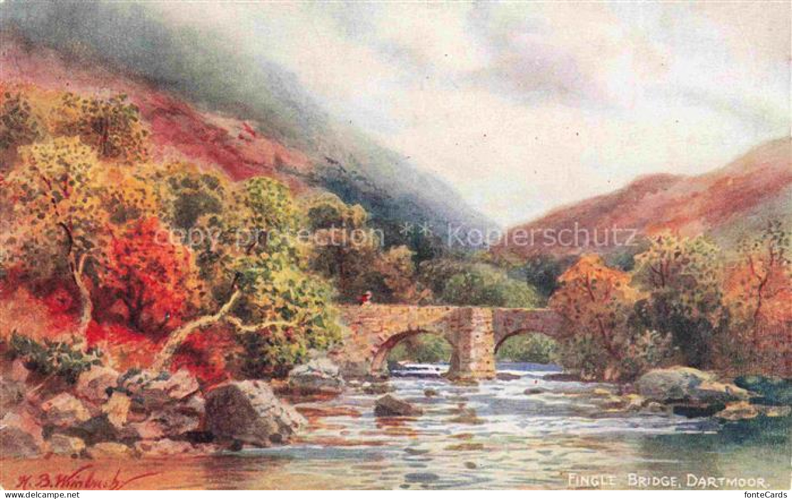 Dartmoor North Nottinghamshire UK Fingue Bridge