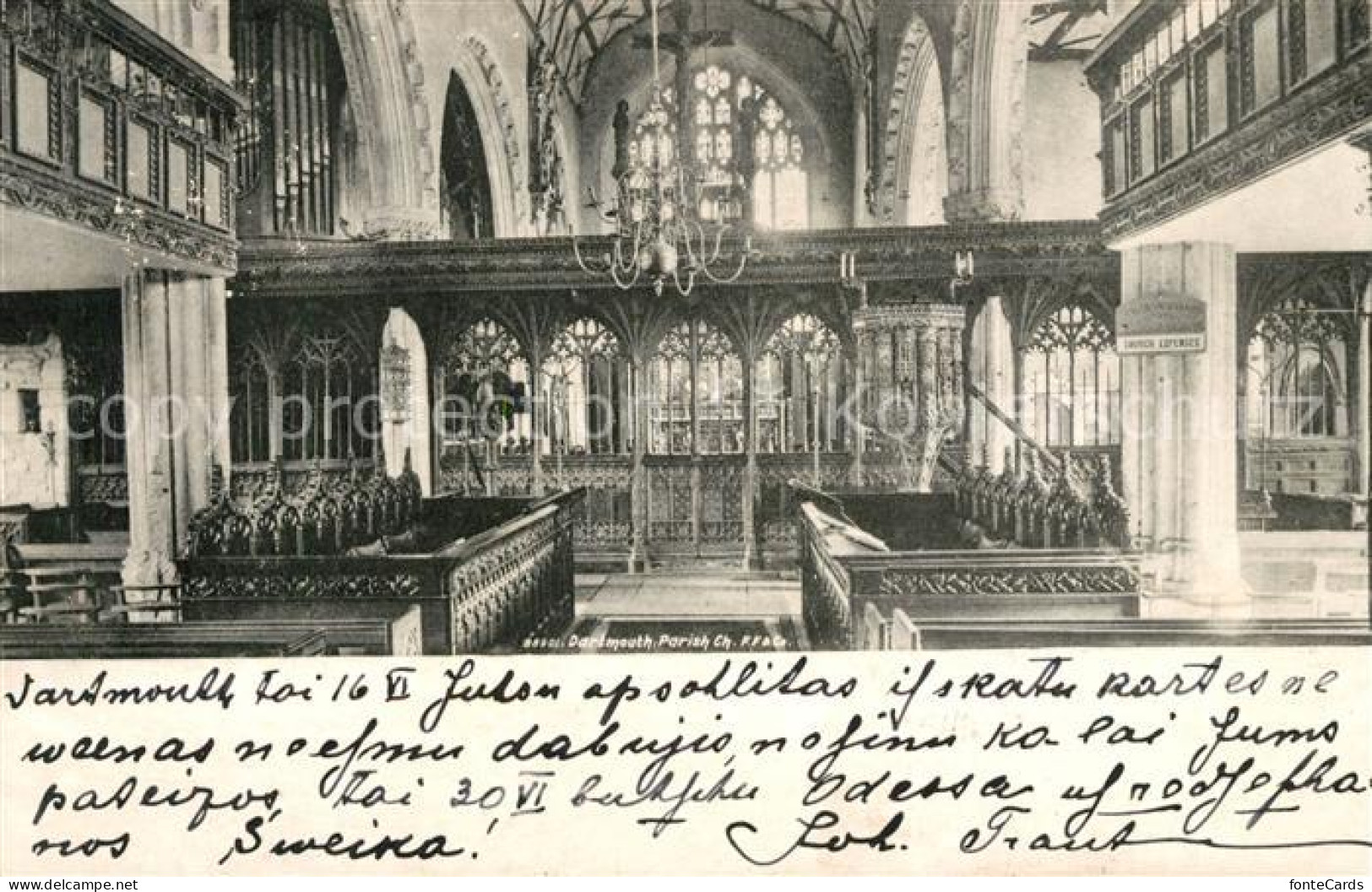 Dartmouth Devon Inside Cathedral