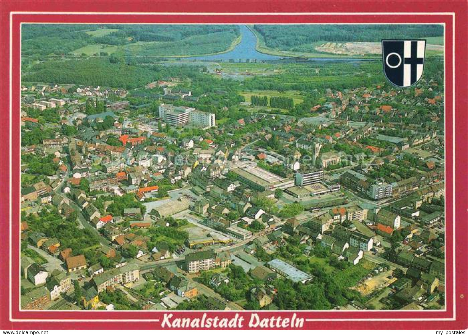 Datteln Recklinghausen NRW Panorama Kanalstadt