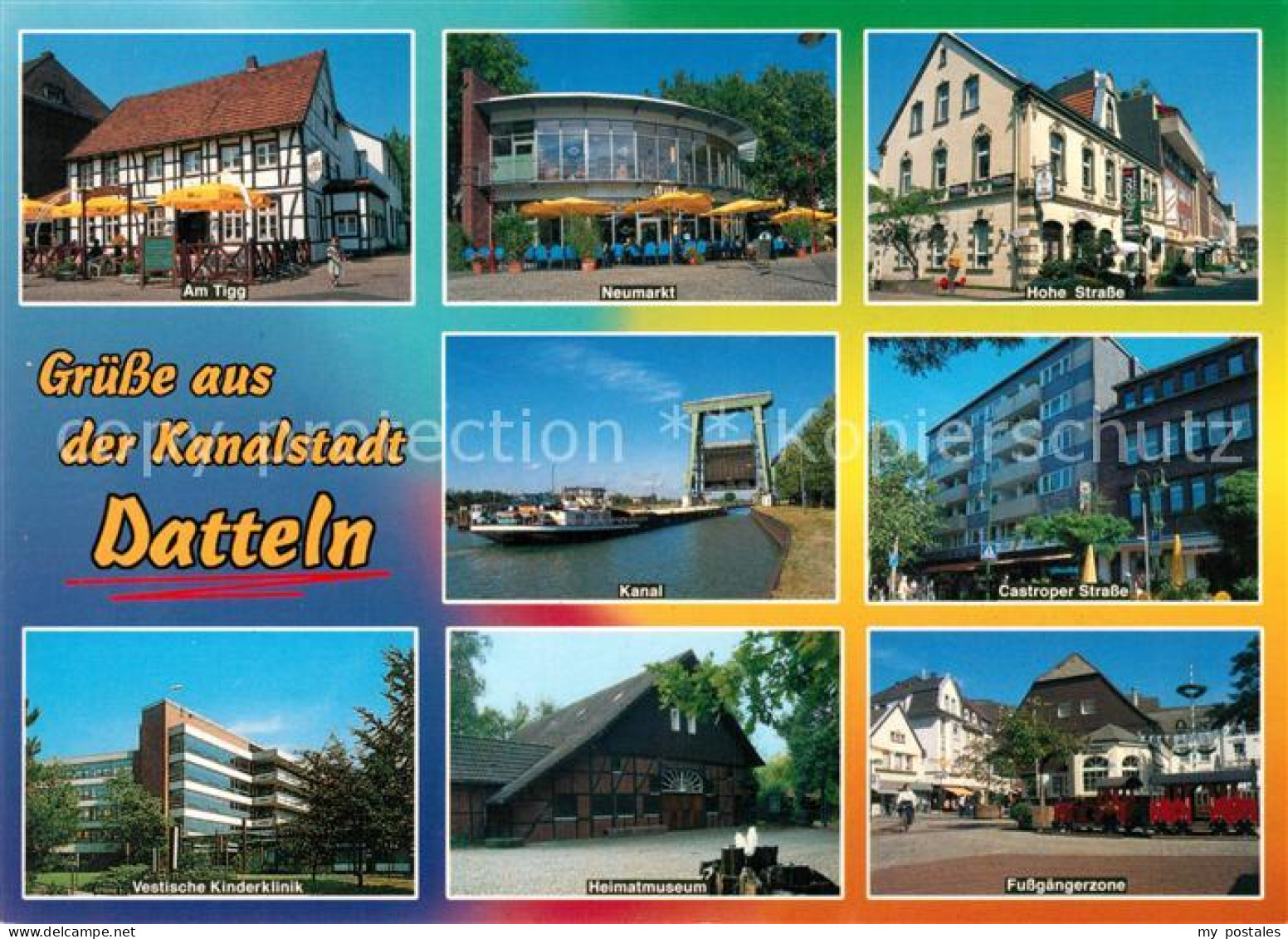 Datteln Tigg Neumarkt Kanal Kinderklinik Heimatmuseum Hohe Strasse