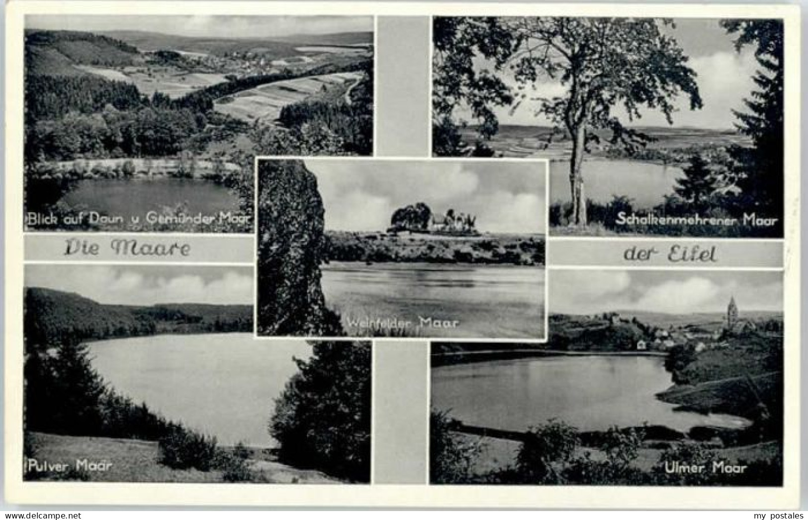 Daun Eifel Daun Pulver Maar Schalkenmehrener Maar Ulmer Maar