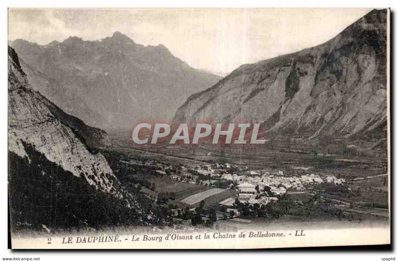 Dauphine - Bourg d Oisans - Chaine de Belledonne - CPA