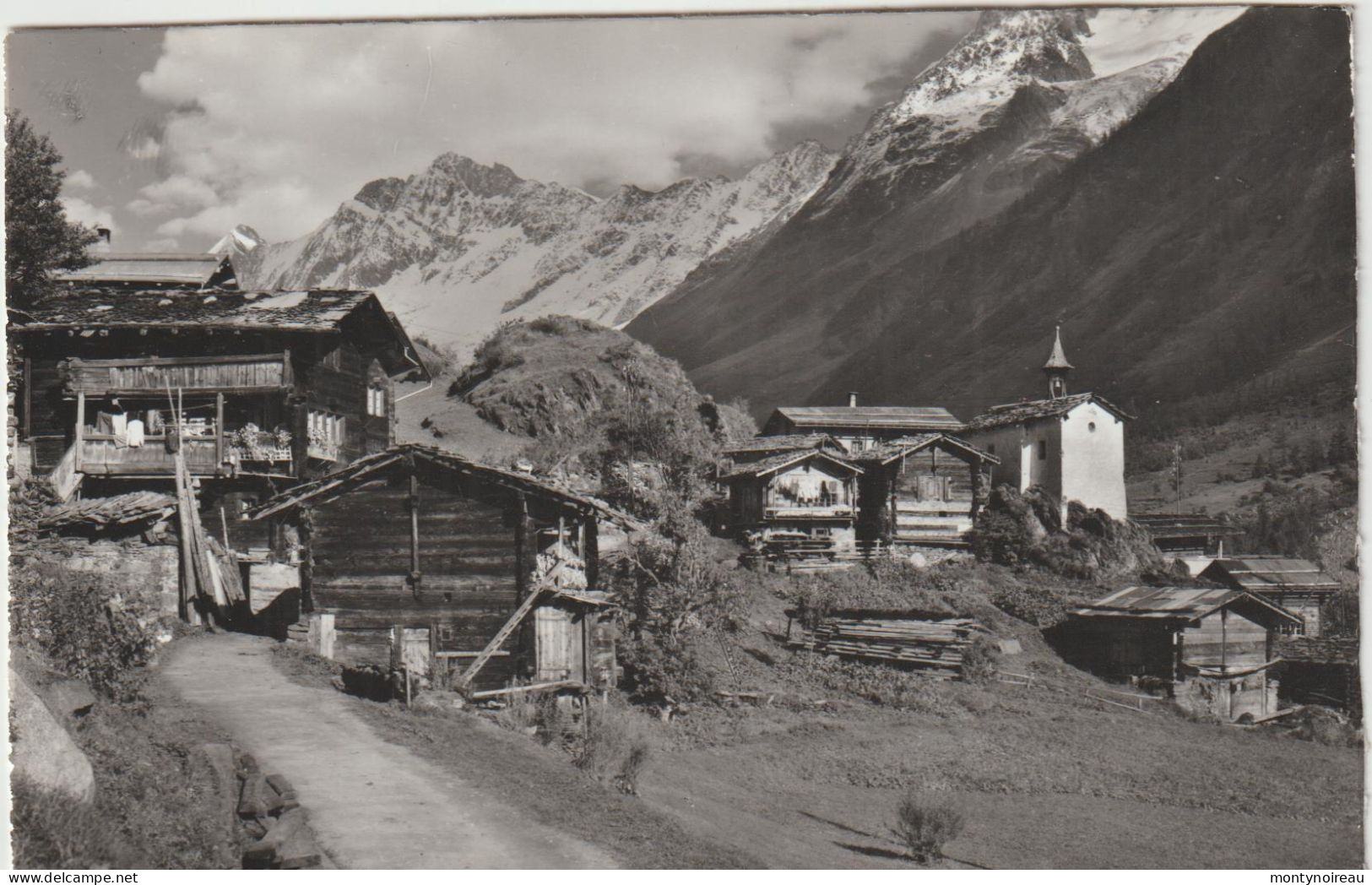 Dav : Allemagne :  EISTEN  im  Lötschental  :  Sattelhorm  und  Schinhorn