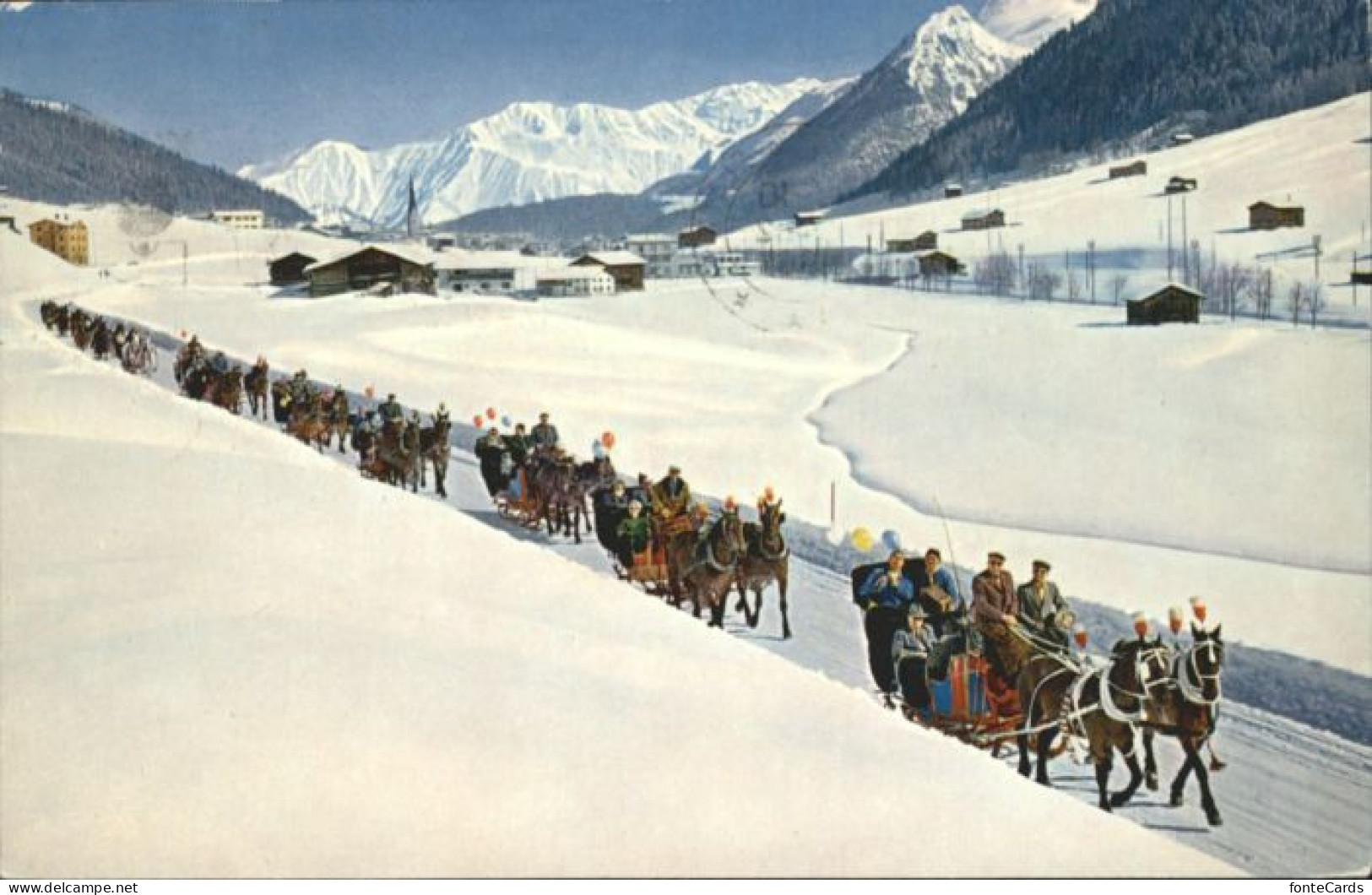 Davos GR Davos Schlittenfahrt