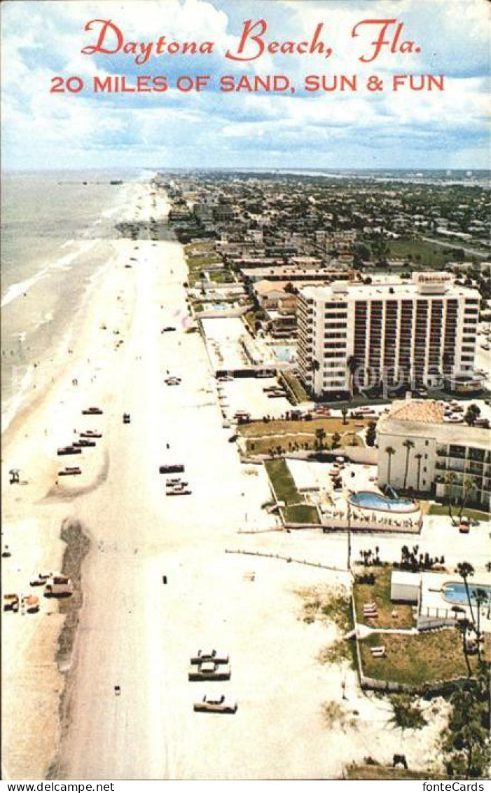 Daytona Beach Fliegeraufnahme Strand
