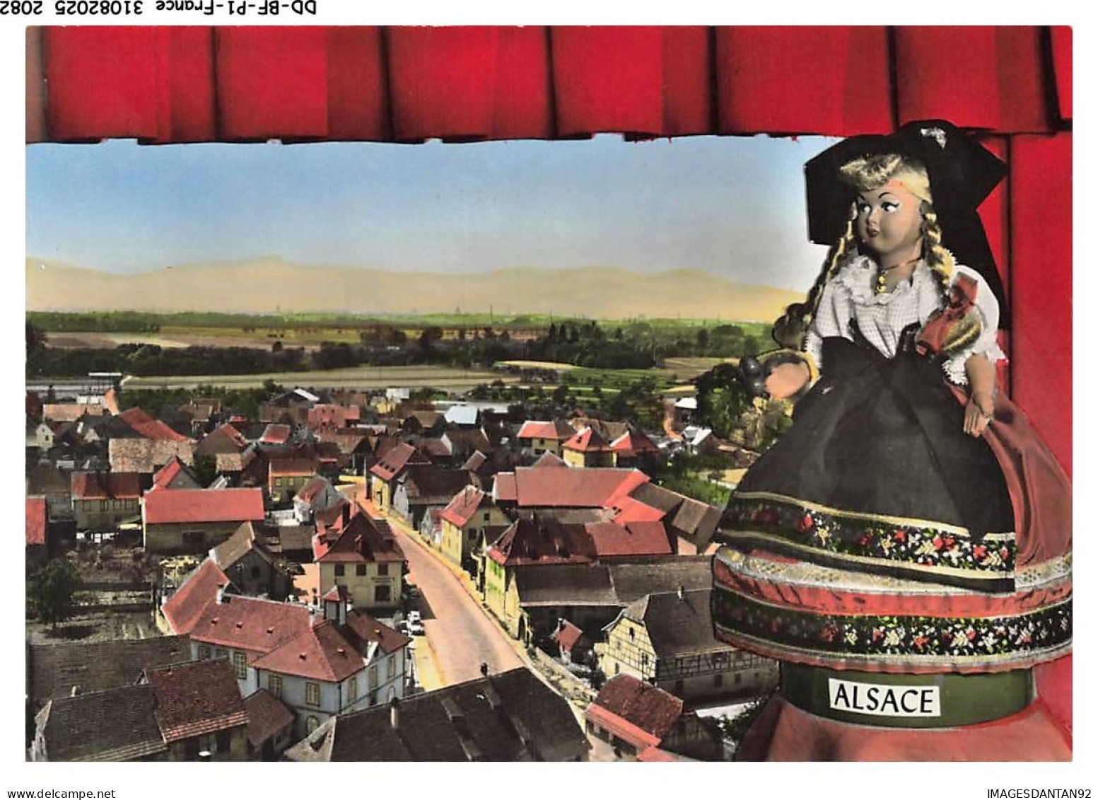 DD-BFP1-1042-68 - ANDOLSHEIM - La mairie et l'hotel du soleil