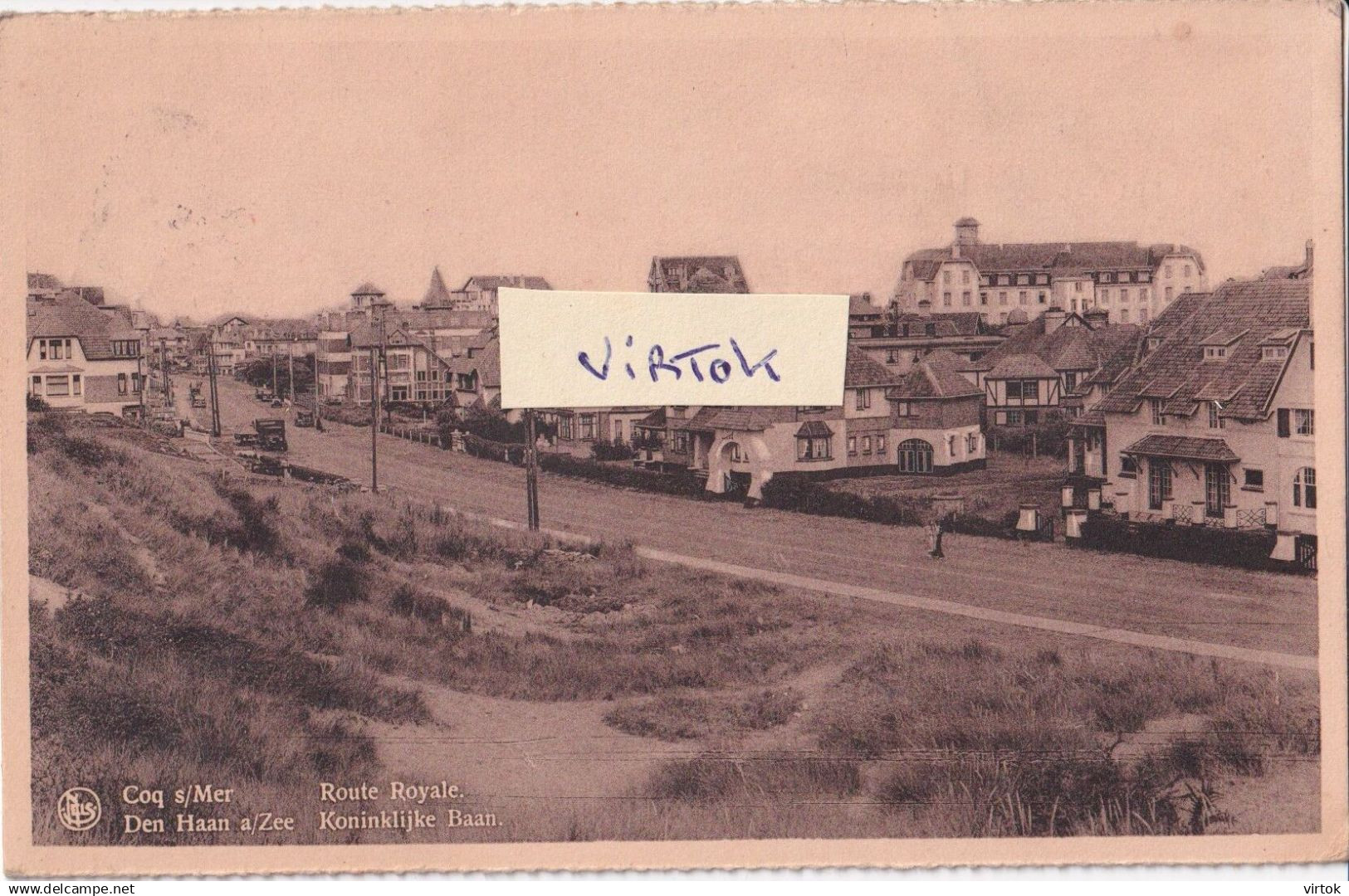 De Haan   (  1951  met zegel )