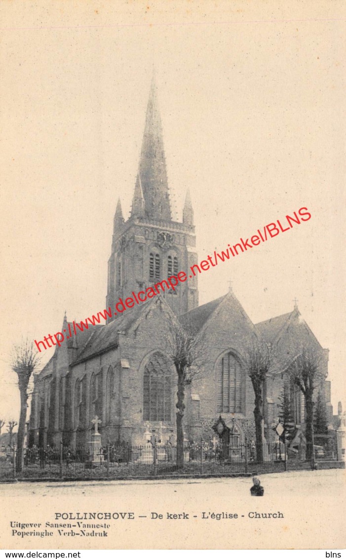 De kerk - l'église Pollinchove - Pollinkhove Lo-Reninge