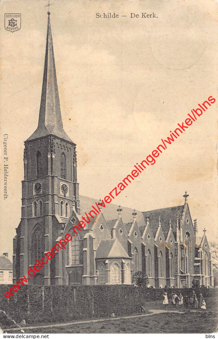 De Kerk - uitgever P. Helderweerdt - 1913 - Schilde