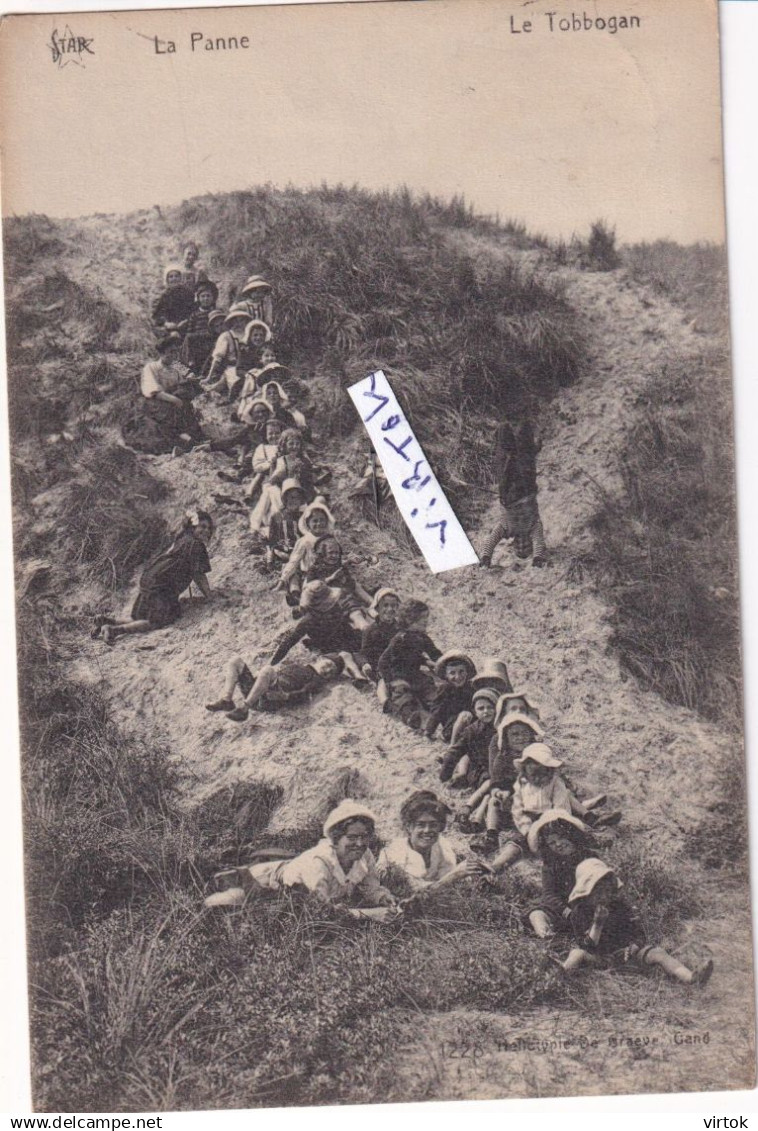 De Panne -- La Panne :  Le Tobbogan     ( met zegel )