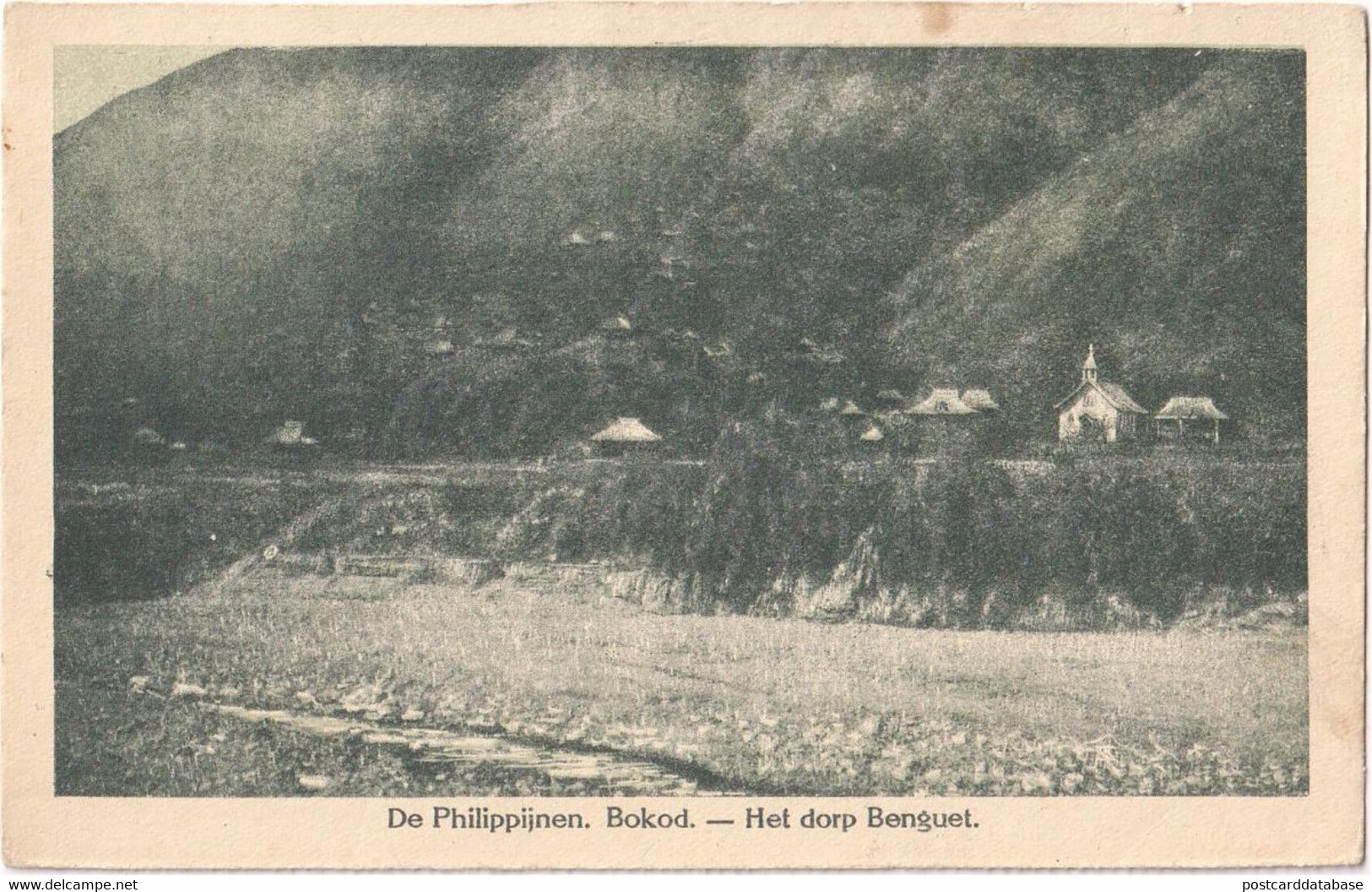 De Philippijnen - Bokod - Het dorp Benguet
