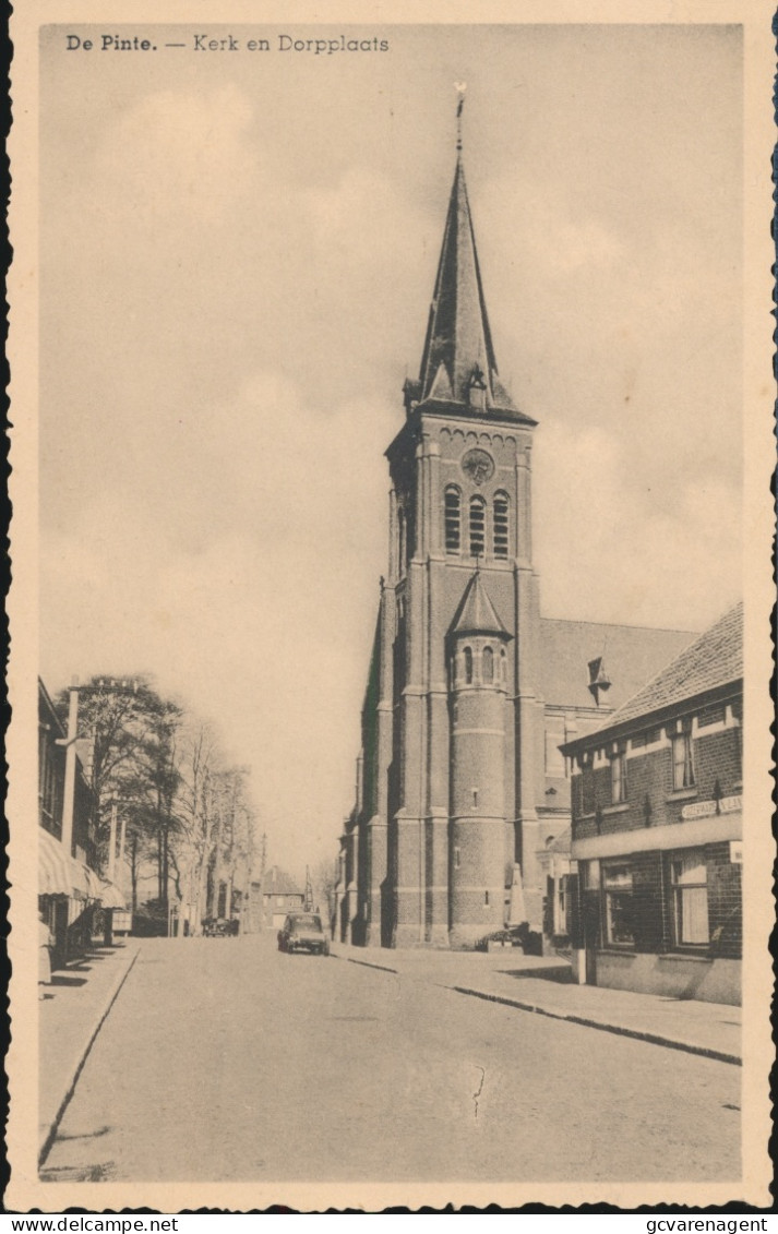DE PINTE       KERK EN DORPPLAATS