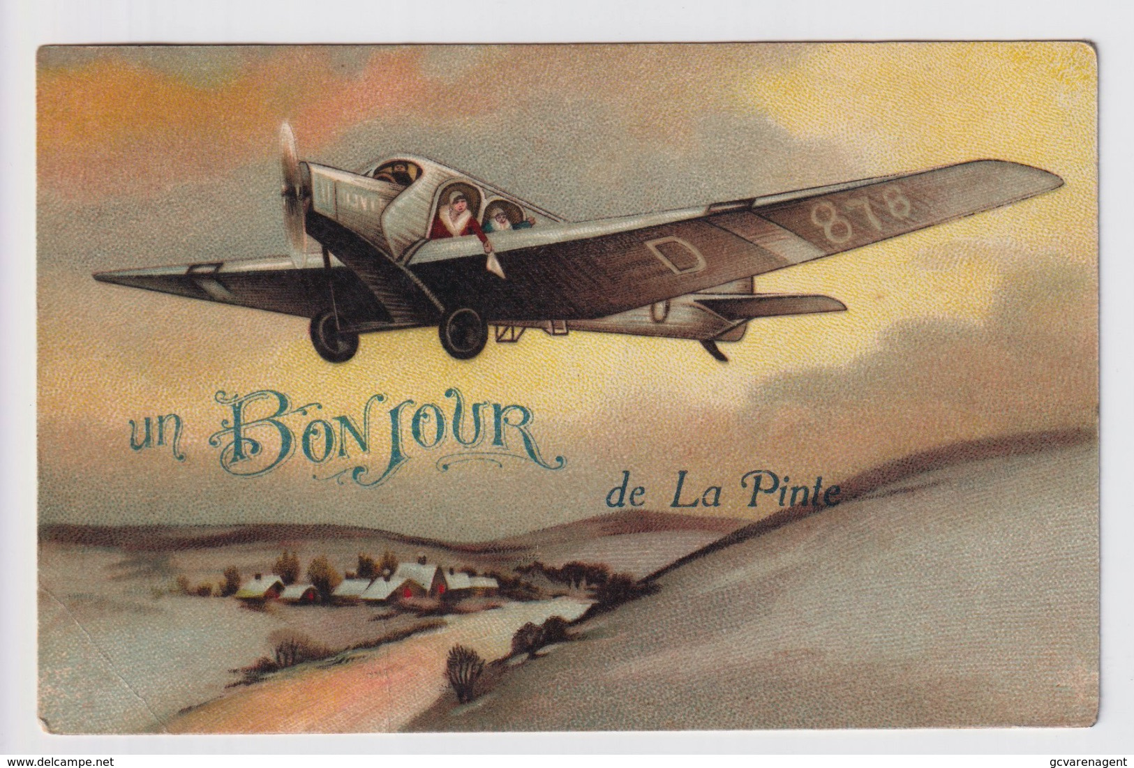 DE PINTE    ZELDZAME  - UN BONJOUR DE LA PINTE