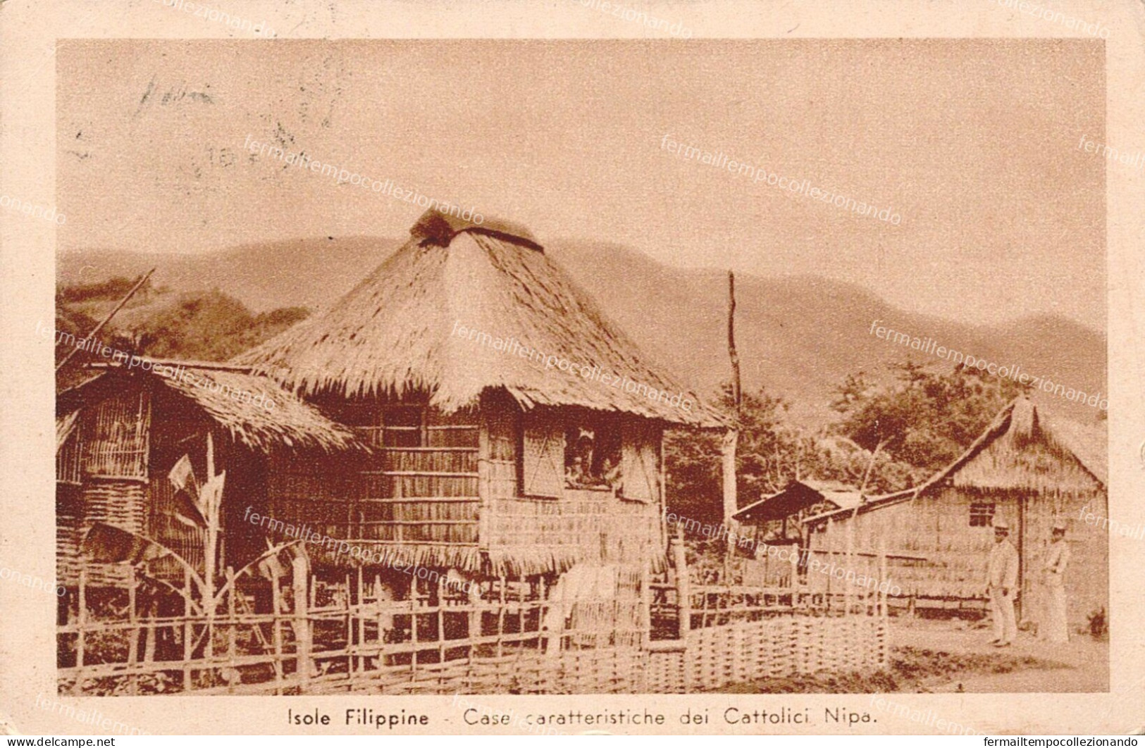 de66 cartolina isole filippine case caratteristiche dei cattolici nipa