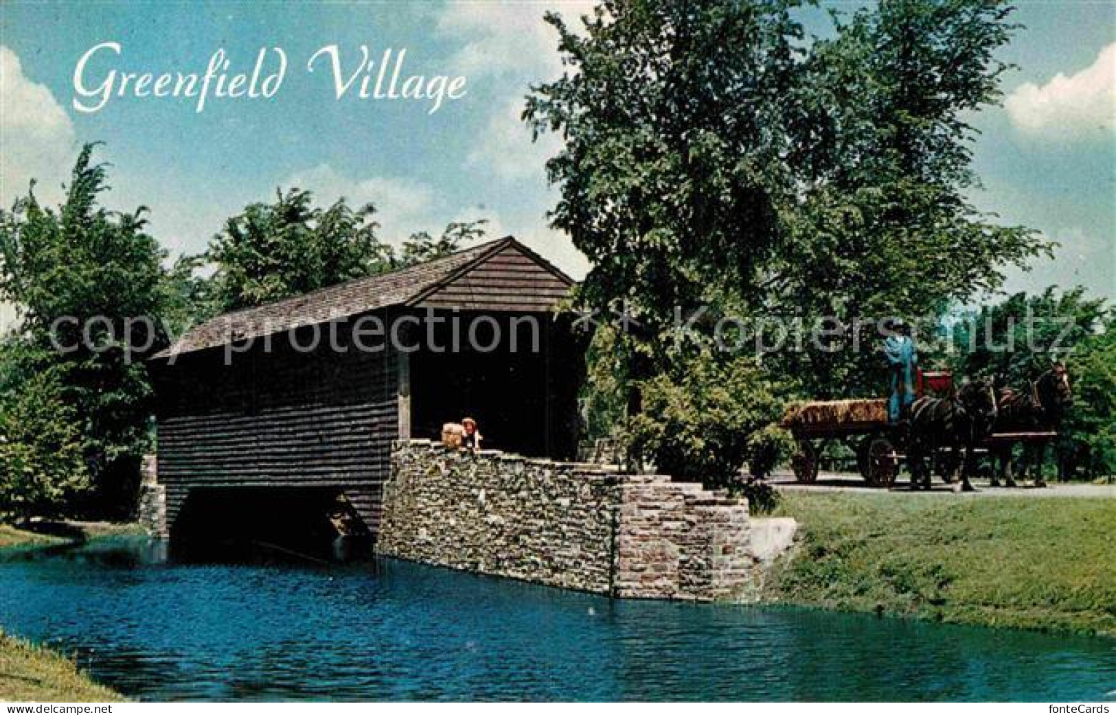 Dearborn Michigan Ackley Covered Bridge