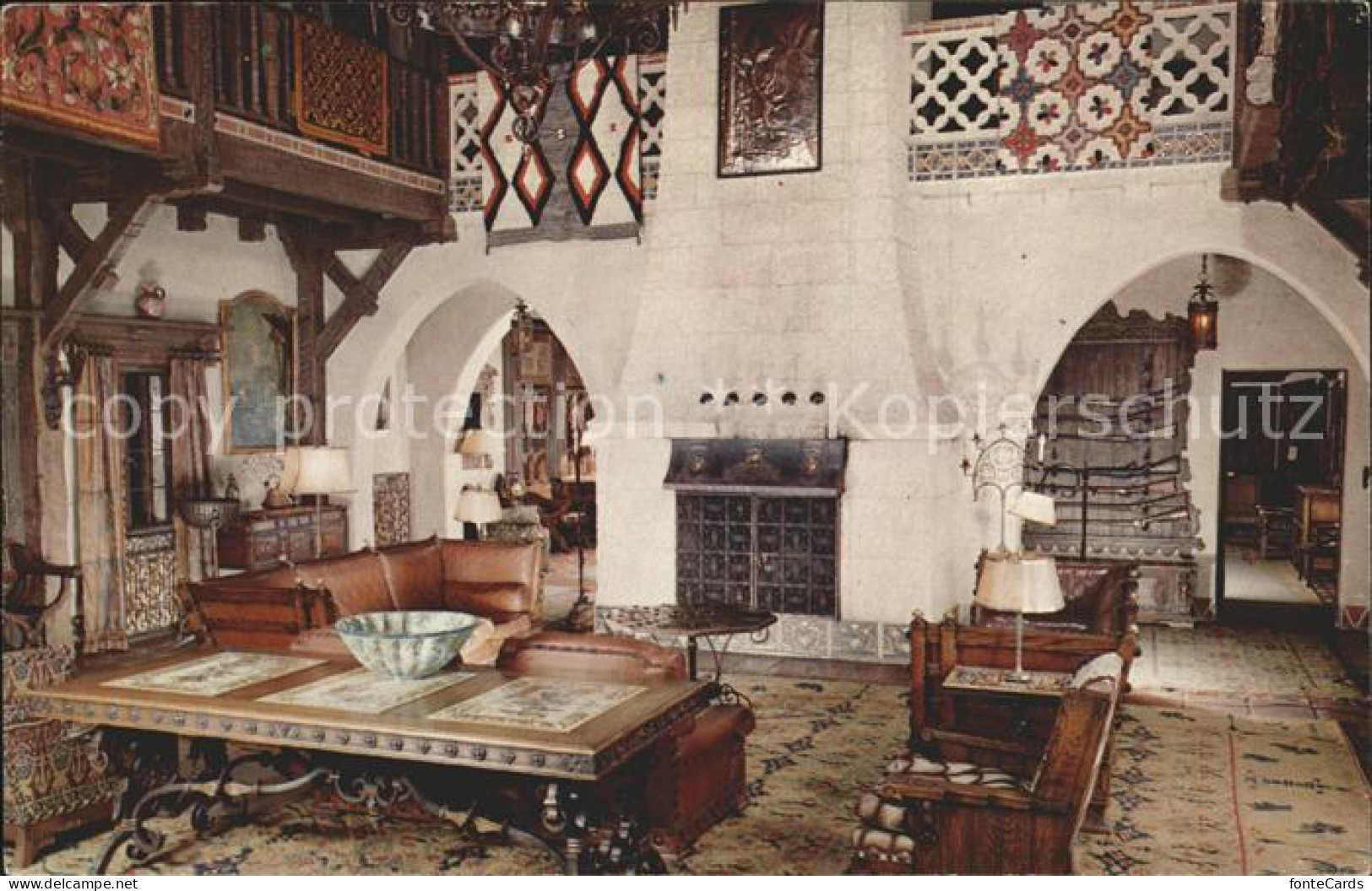 Death Valley Living Hall Death Valley Scottys Castle