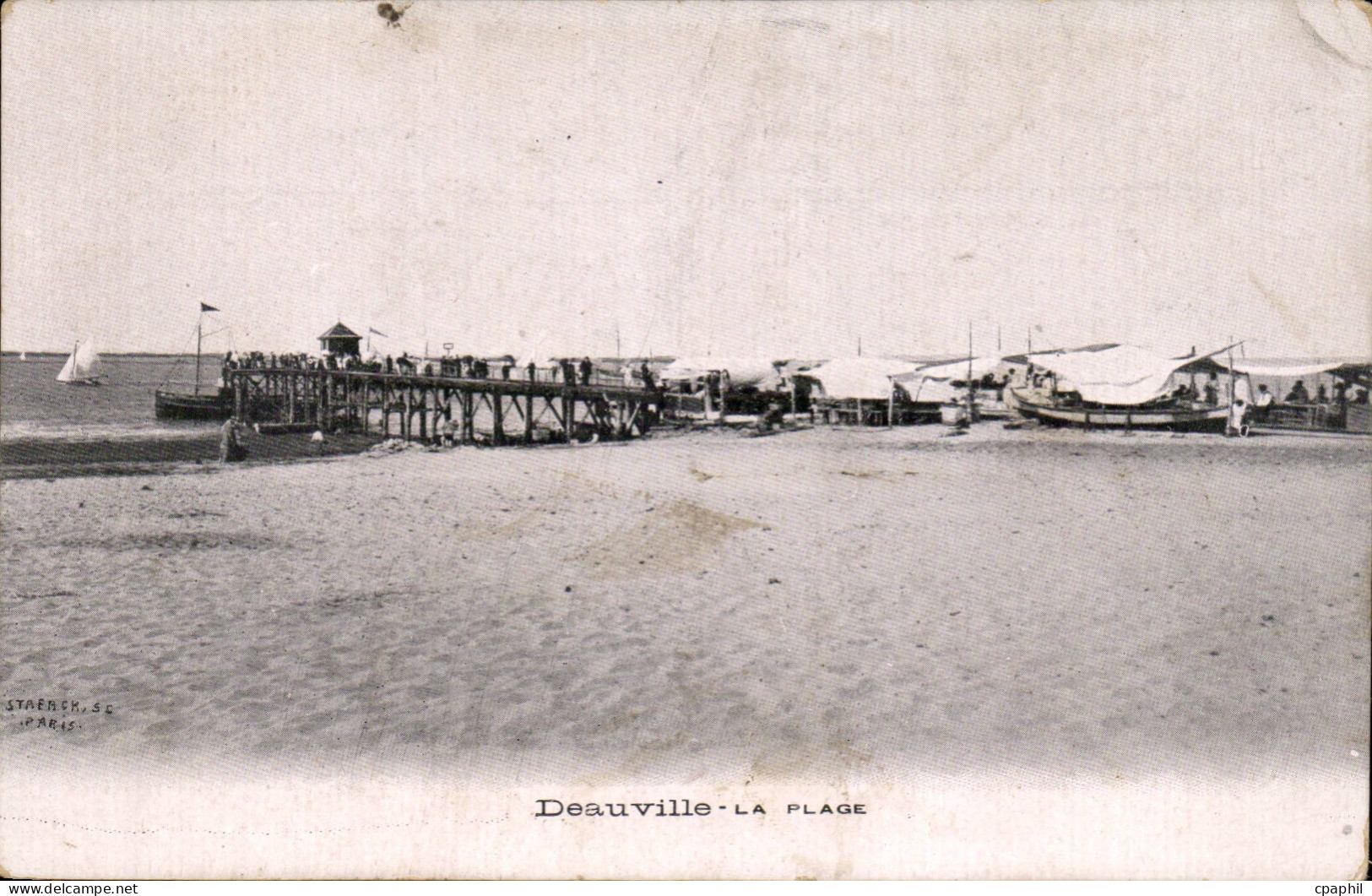 Deauville CPA La plage