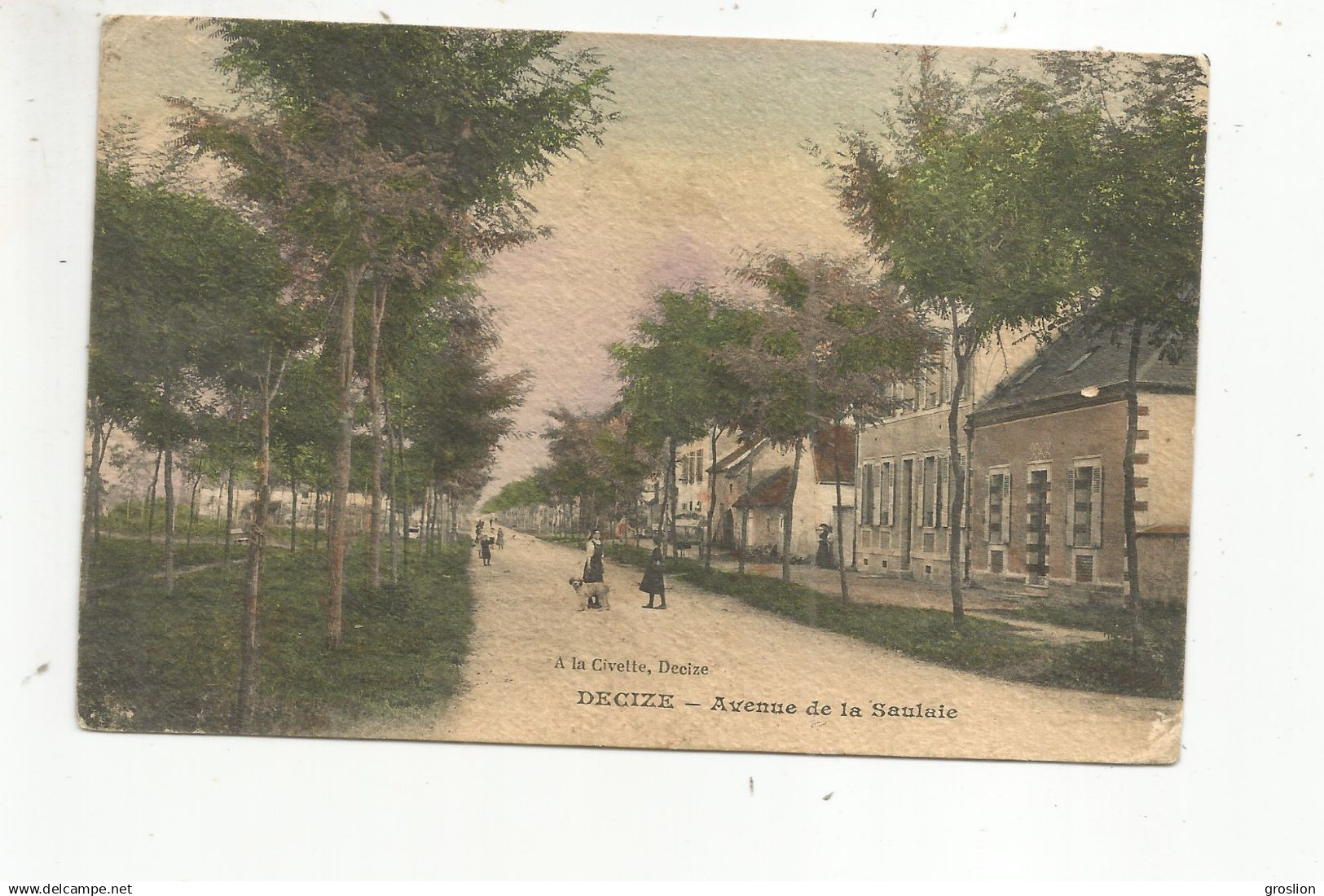 DECIZE AVENUE DE LA SAULAIE  (PETITE ANIMATION) 1915
