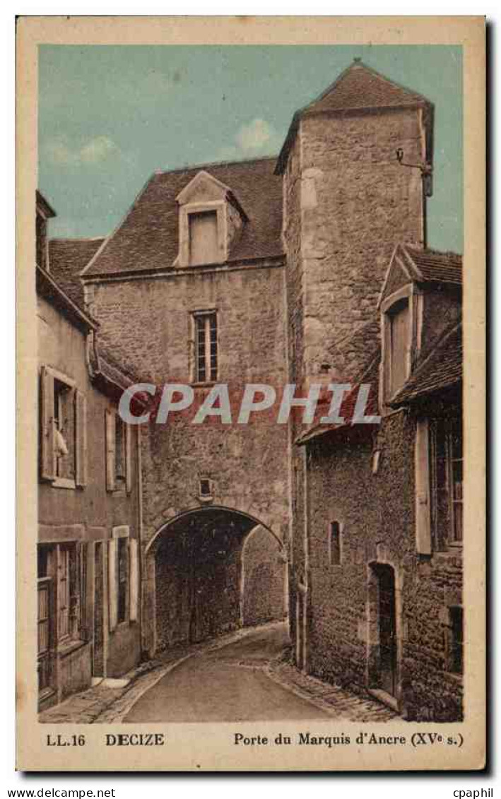 Decize - Porte du Marquis d Ancre - CPA
