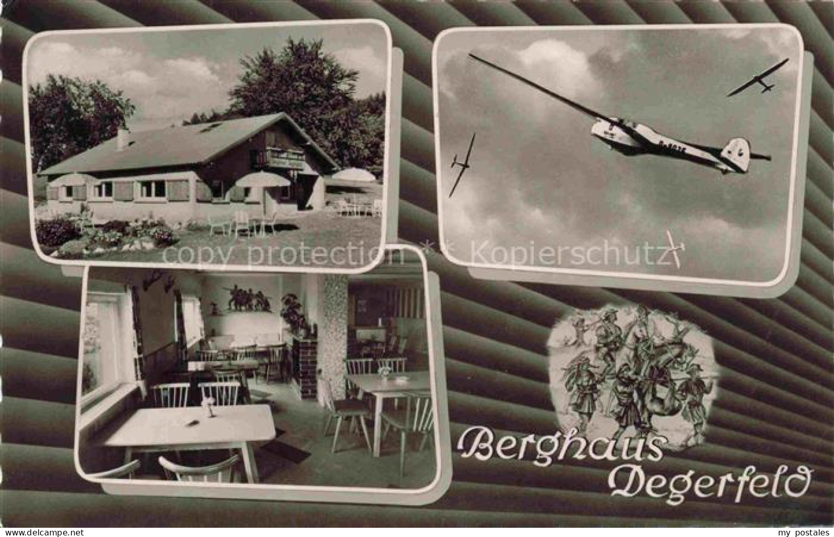 Degerfeld Berghaus Balingen Gaststube Segelflieger