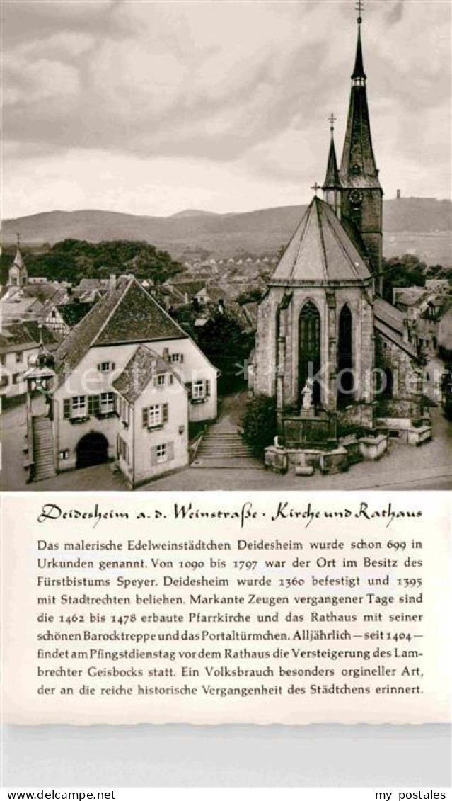 Deidesheim Kirche Rathaus