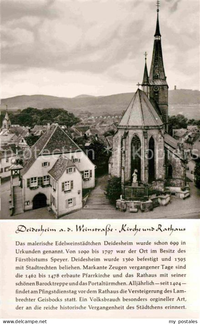 Deidesheim Kirche Rathaus