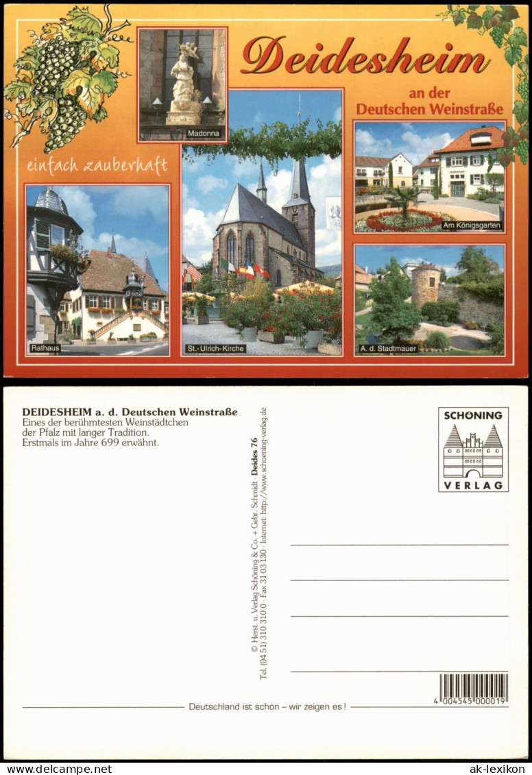 Deidesheim Mehrbild-AK Deidesheim an der Deutschen Weinstraße 2000